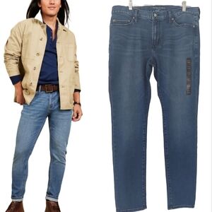 Banana Republic Travel Jeans Skinny Fit 33x32 Stretch Blue Jeans